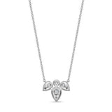 FNBF102_00 Fancy Brilliant Diamond Illusion-setting Necklace