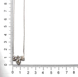 FNBF102_00 Fancy Brilliant Diamond Illusion-setting Necklace