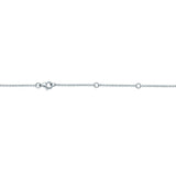 FNBQ131_00 Diamond Bouquets Fashion Necklace