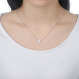 FNBQ131_00 Diamond Bouquets Fashion Necklace