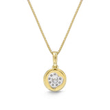 FNBQ148_00 Diamond Bouquets Fashion Necklace
