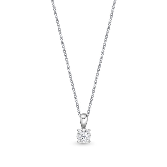 FNBQ164_00 Diamond Bouquets Fashion Necklace