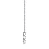 FNBQ167_00 Diamond Bouquets Fashion Necklace