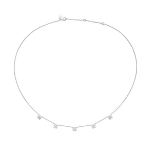 FNBQ170_00 Diamond Bouquets Fashion Necklace