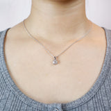 FNBQ172_00 Diamond Bouquets Fashion Necklace