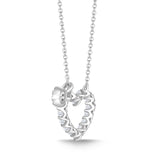 FNBQ309_00 Diamond Bouquets Fashion Necklace
