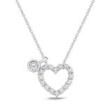 FNBQ309_00 Diamond Bouquets Fashion Necklace