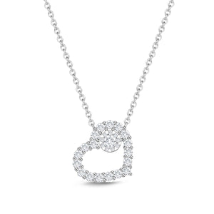 FNBQ313_00 Diamond Bouquets Fashion Necklace