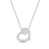 FNBQ313_00 Diamond Bouquets Fashion Necklace