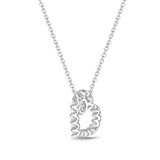 FNBQ313_00 Diamond Bouquets Fashion Necklace