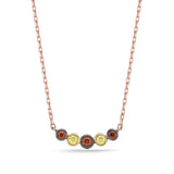 FNBZ102_OD Bezel Diamond Fashion Necklace
