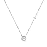 FNCU162_00 Cluster Illusion-setting Necklace