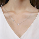 FNCU162_00 Cluster Illusion-setting Necklace
