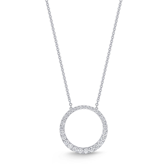 FNDC101_00 Diamond Circle Classic Necklace