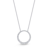 FNDC101_00 Diamond Circle Classic Necklace