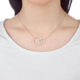 FNDC102_00 Diamond Circle Classic Necklace
