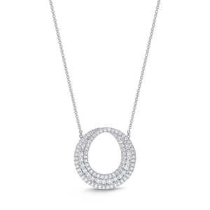 FNDC103_00 Diamond Circle Classic Necklace