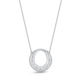 FNDC103_00 Diamond Circle Classic Necklace