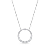 FNDC104_00 Diamond Circle Classic Necklace