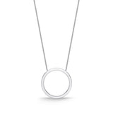 FNDC106_00 Diamond Circle Classic Necklace