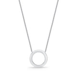 FNDC107_00 Diamond Circle Classic Necklace