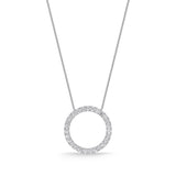FNDC108_00 Diamond Circle Classic Necklace