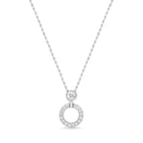 FNDC110_00 Diamond Circle Classic Necklace