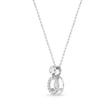 FNDC110_00 Diamond Circle Classic Necklace