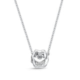 FNDSA08_00 Dancing Diamond Classic Necklace