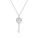 FNDSA09_00 Dancing Diamond Classic Necklace