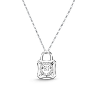 FNDSA12_00 Dancing Diamond Classic Necklace