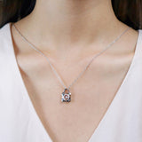 FNDSA12_00 Dancing Diamond Classic Necklace