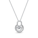 FNDSA13_00 Dancing Diamond Classic Necklace