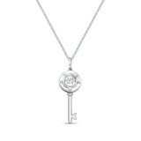 FNDSA14_00 Dancing Diamond Classic Necklace