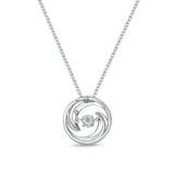 FNDSB03_00 Dancing Diamond Classic Necklace