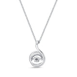 FNDSB04_00 Dancing Diamond Classic Necklace