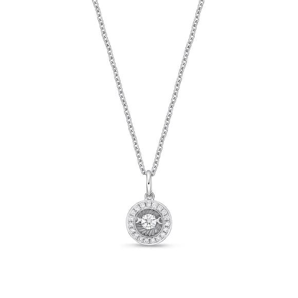 FNDSB15_00 Dancing Diamond Classic Necklace