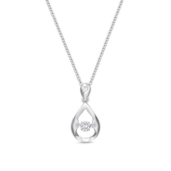 FNDSC02_00 Dancing Diamond Classic Necklace