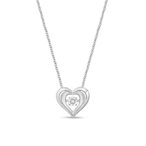FNDSE01_00 Dancing Diamond Classic Necklace
