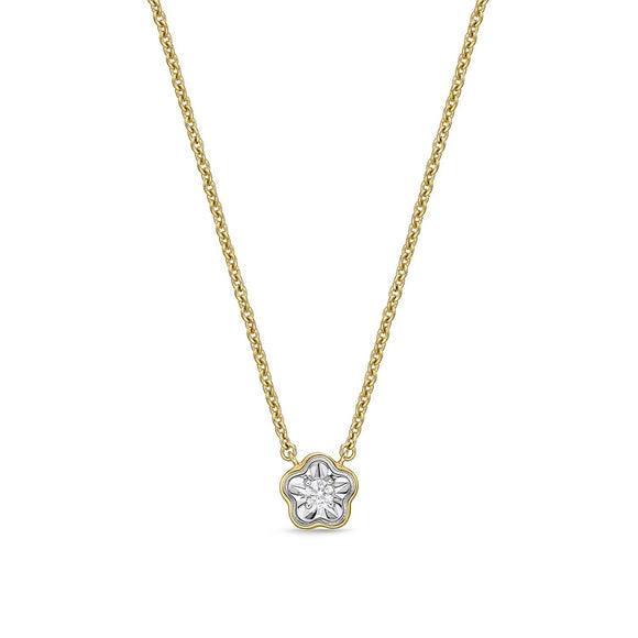 FNFD103_00 My First Diamond Illusion-setting Necklace
