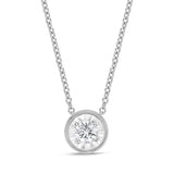 FNFD115_00 My First Diamond Illusion-setting Necklace