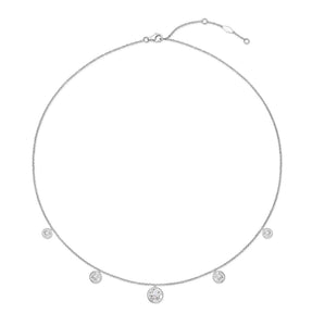 FNFD121_00 My First Diamond Illusion-setting Necklace