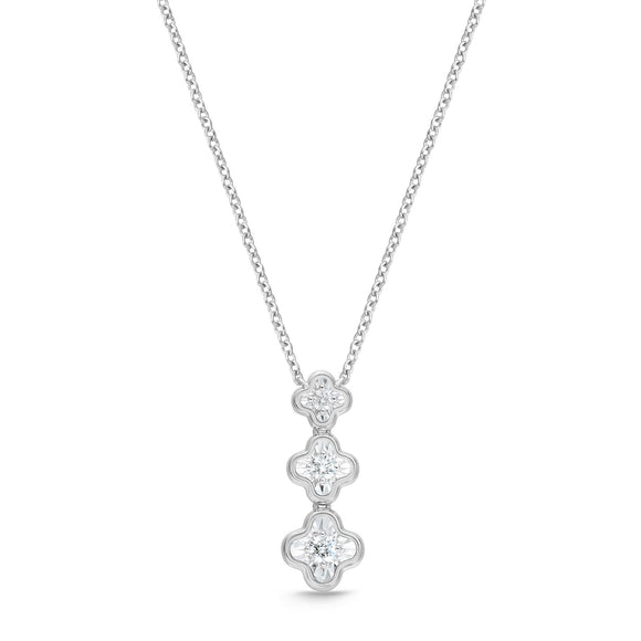 FNFD123_00 My First Diamond Illusion-setting Necklace