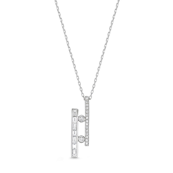 FNGA705_00 Geo Arts Diamond Fashion Necklace