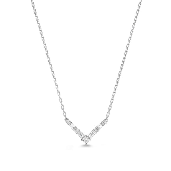 FNGA706_00 Geo Arts Diamond Fashion Necklace