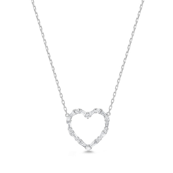 FNGA708_00 Geo Arts Diamond Fashion Necklace