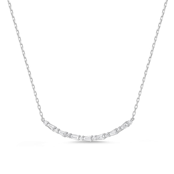 FNGA709_00 Geo Arts Diamond Fashion Necklace