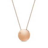 FNLC101_00 L Collection Diamond Fashion Necklace