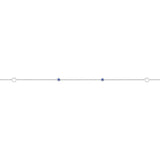 FNLC108_SB L Collection Sapphire Fashion Necklace