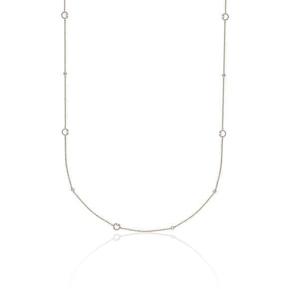 FNLC109_00 L Collection Diamond Fashion Necklace